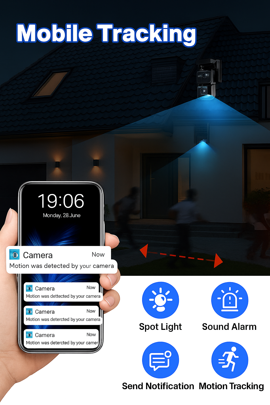 Caméra Solaire 4G – Autonome & 4G