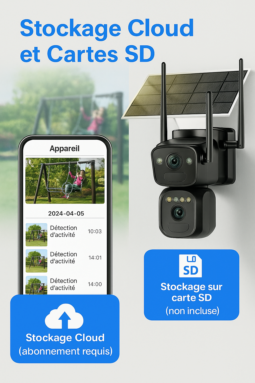 Caméra Solaire 4G – Autonome & 4G